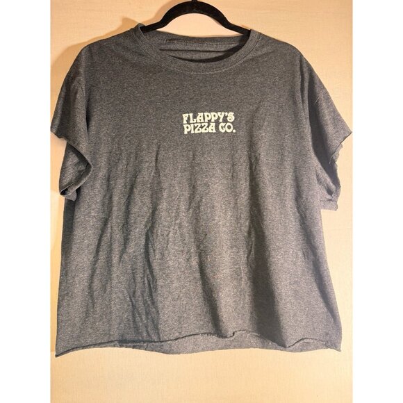 Flappy’s Pizza Co Sonora CA T-Shirt Men’s Large Gray Local Restaurant Tee - Picture 2 of 8